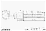 LED 低光衰 发光二管 f5草帽白光灯珠 直插式 发光二管5m