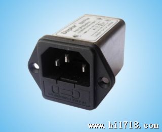 供应IEC插座式电源滤波器/带一个保险丝盒滤波器 DF101系列