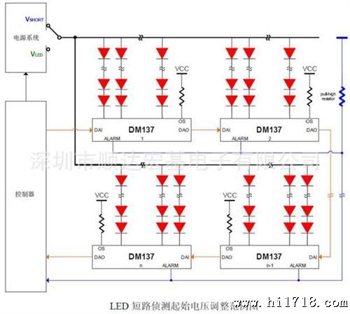 代理点晶16 位LED 恒流驱动芯片DM137