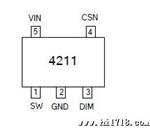 登泰峰电子 PT4211  30V/350mA LED恒流驱动 原装优势特销