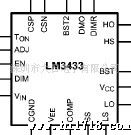 LM3433 - 支持高频调光控制的PwoerWise 共阳高亮度LED 驱动器