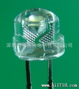 价供应4.8MM草帽白灯LED发光二管 高亮白光草帽1400MCD灯珠