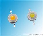厂家长期供应1W白光（模顶）大功率LED灯珠