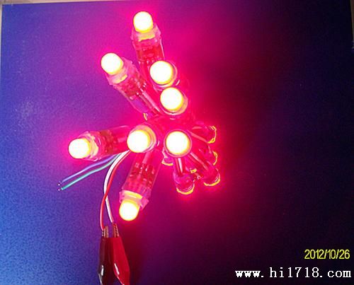 供应外露发光字LED灯串，红色灯串，价 LED灯珠 