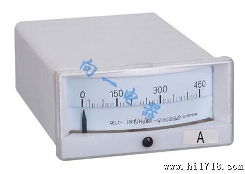 46L1-A 安装式交流安培表/板表/指针表 交流电流表 120*60