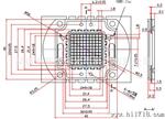 国际品牌LED 大功率灯珠 发光二管 COB 集成 60W光源晶元45mil