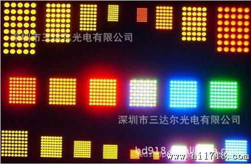 888LED点阵 数码管供应车站，地铁站显示屏单色 双色LED点阵模块