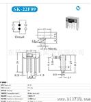 SK-22F09 长脚拨动开关