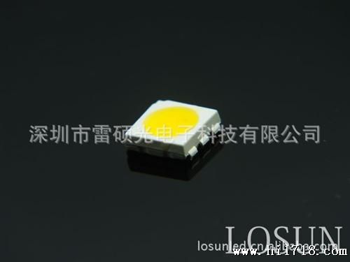 SMD贴片式LED发光二管 5050 白色/暖白 厂家现货 12-15LM