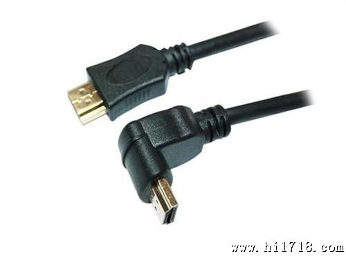 HDMI线 HDMI公转母 旋转直角HDMI  高清线 视频线