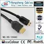 A TO C mini HDMI CABLE高清连接线