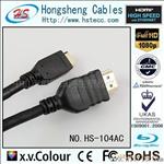 A TO C mini HDMI CABLE高清连接线