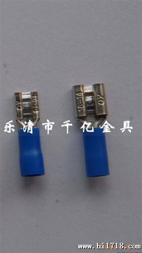 冷压端头/接线端子 母预缘接头 插簧FDD2-110（1000/包）蓝