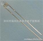 【批发】直插LED灯珠 3MM平头翠绿  LED发光二管