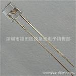 【LED灯珠】供应亮 led发光二管 5MM白发红 平头 量大从优