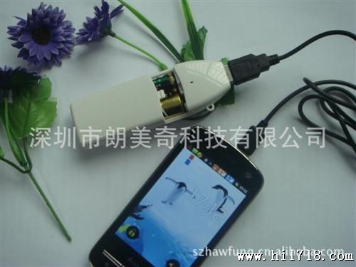 金立手机充电器，二节5号电池应急充，手机伴侣生产厂家