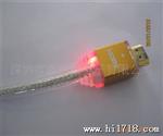 厂家供应LED 透明HDMI 连接线