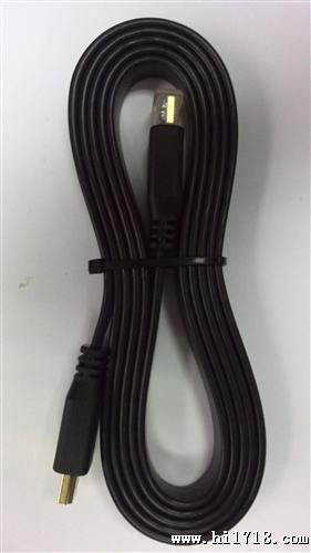 厂家优价供应纯黑质高清HDMI数据线 连接线