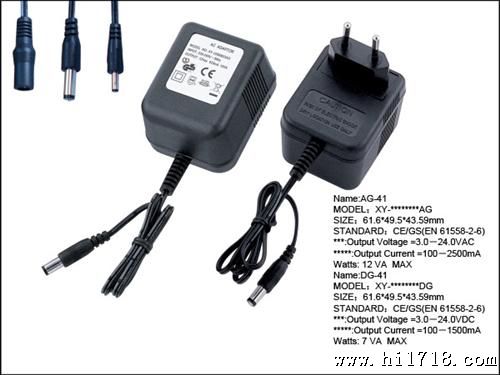 供应欧规线性电源 GS低频变压器 适配器