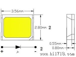 高亮 2835  LED 灯珠 做球泡灯的灯珠