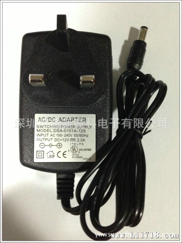 大龟　英规 12V 2A (3)