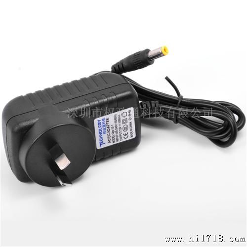 12V1A澳规电源适配器 Qjw-系列插墙式开关电源 售后保障/三包品质