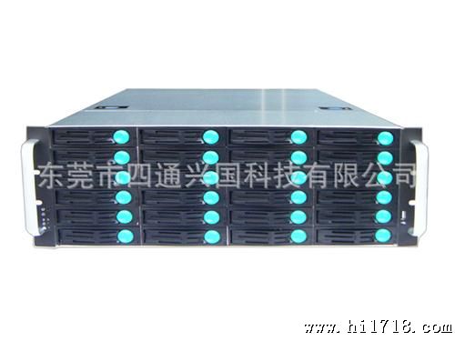 4U 24位磁盘阵列柜 存储服务器机箱 云计算网游视频监控主机