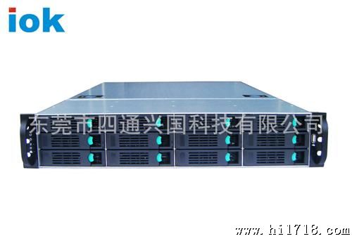 2U12盘位热插拔服务器机箱 存储磁盘阵列 数据集成安监控主