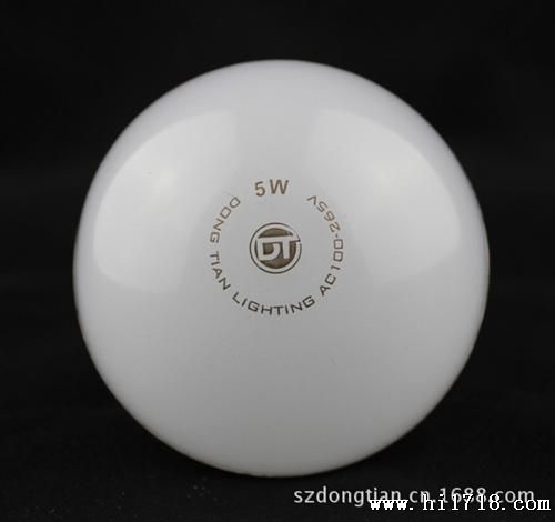 生产销售高导热恒流LED贴片灯泡5W家用e27led螺口球泡灯
