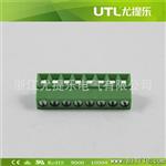PCB端子厂家  尤提乐MU1.0H3.5(3.81)-8/GN  欧式 接线端子