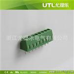 PCB端子厂家  尤提乐MU1.0H3.5(3.81)-8/GN  欧式 接线端子