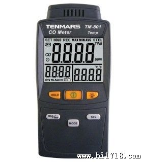 台湾tenmars泰玛斯TM-801一氧化碳侦测仪TM801 CO检测仪