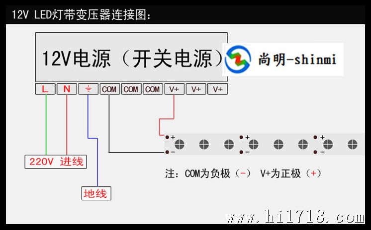 电源接线示意图