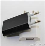 深圳苹果系列充电器 欧规白色充电器扁平插充5V1A款