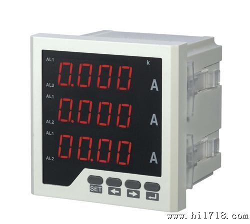 XY194I-9K4三相可编程安培仪表LED-A 电流表（白色外壳） 96*96