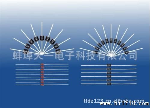 厂家供应全铜二管、1N4001整流二管B/P盒装