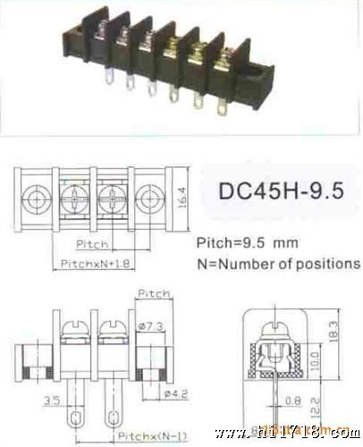 国产D5H-9.5栅栏式端子