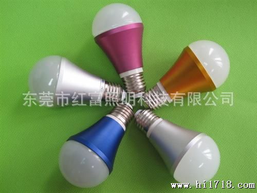 7W LED灯泡LED新款比大功率球泡灯家居办公室内照明E27