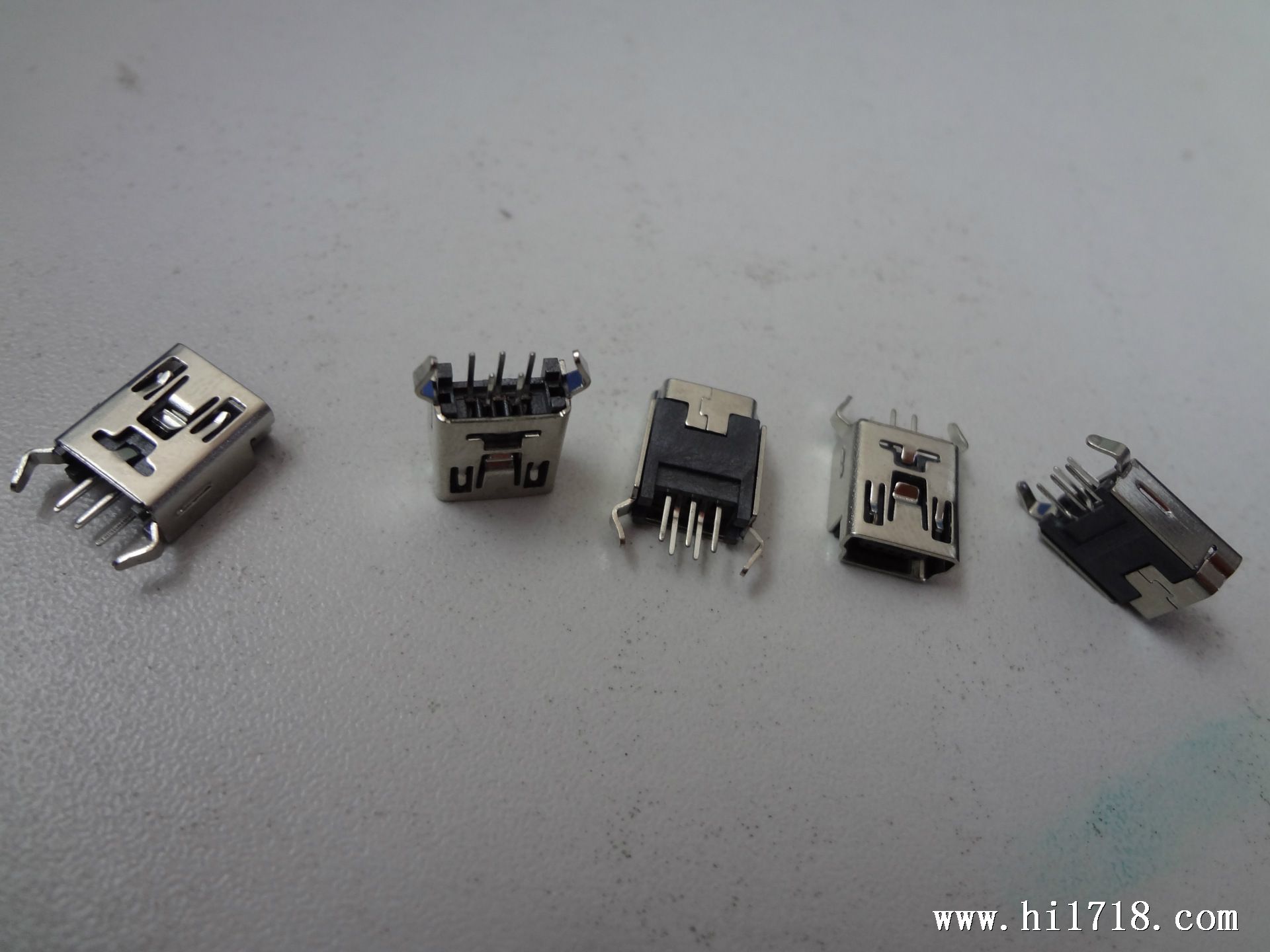 MINI USB 5P母座B Type180°Dip