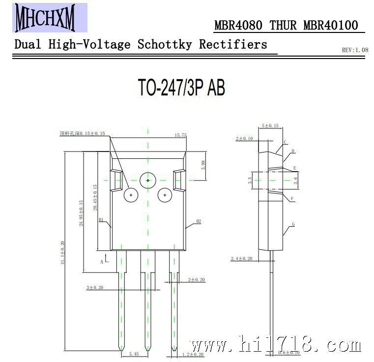 MBR40100PT 规格书