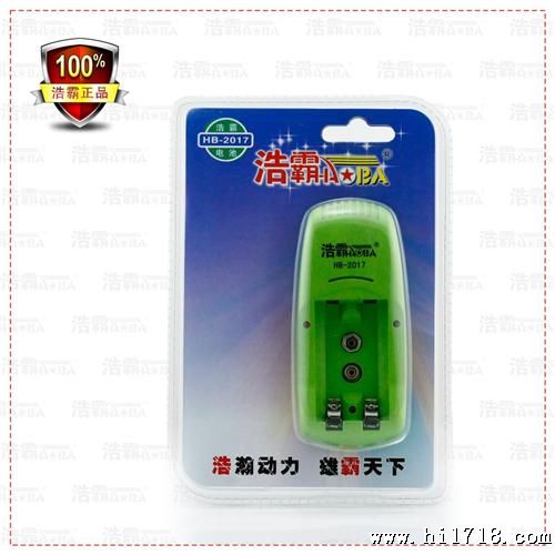 【浩霸】镍镉/镍氢AA（5号）/AAA（7号）/9V电池充电器卡装