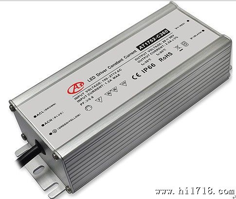 60-80W高端恒流驱动电源AT1752//LED投光灯、泛光灯户外水电源