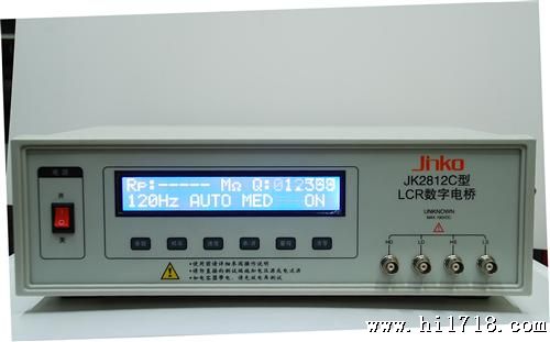 常州金科JK2812C数字电桥 高电阻电容电感测试仪