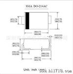 S1M 整流贴片二管 SMA(DO-214AC)/S(DO-214AA)/SMC 厂家供应