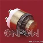 ONPOW中国红波GQ16系列金属门铃按钮开关