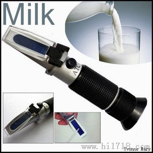 牛奶测量仪自动温补折射仪0-20%折光仪牛奶浓度蛋白水分检测