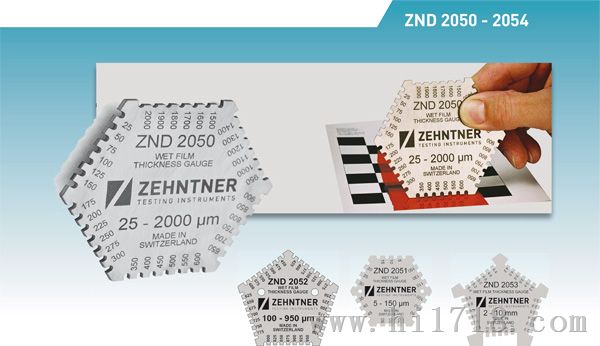 瑞士杰恩尔zehntner ZND2050-2054湿膜厚度计