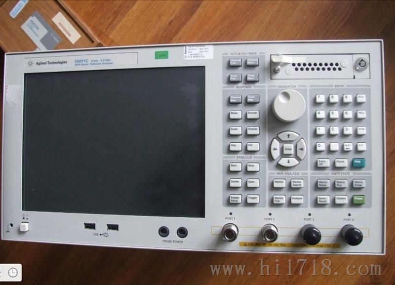 上海买卖网络分析仪E5071C 出售二手安捷伦网络分析仪