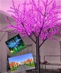 LED桃花树，LED烟花树，酒店四周景观树灯